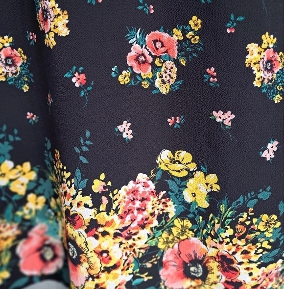 Kaii Los Angeles Floral Duster / Open Robe Size S - Picture 8 of 11